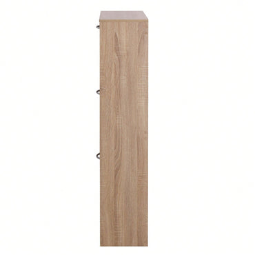 3-Tier Wood Shoe Rack Storage Organizer For Entryway