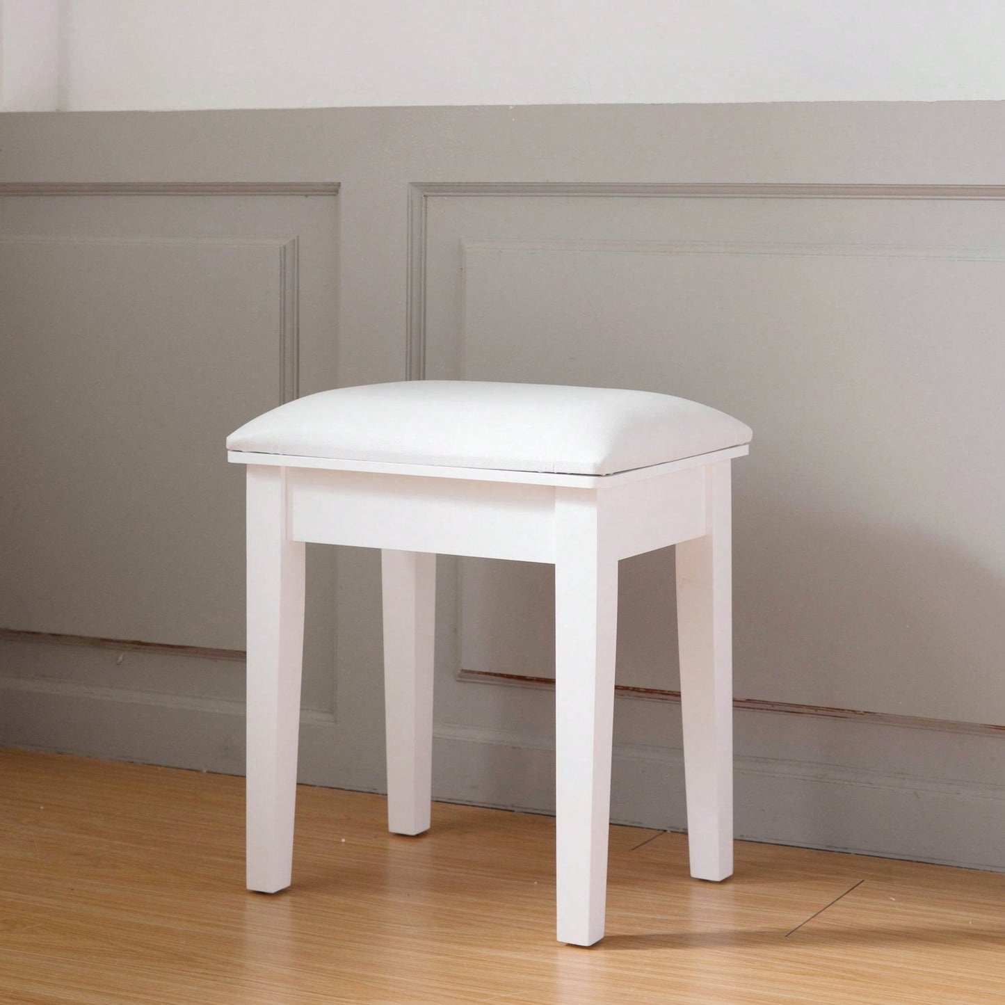 Makeup Bench Dressing Stool With Cushion And Solid Legs