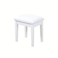 Makeup Bench Dressing Stool With Cushion And Solid Legs