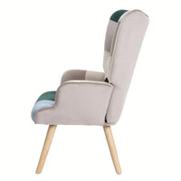 Accent Chair With Ottoman, Living Room Chair And Ottoman Set, Comfy Side Armchair For Bedroom