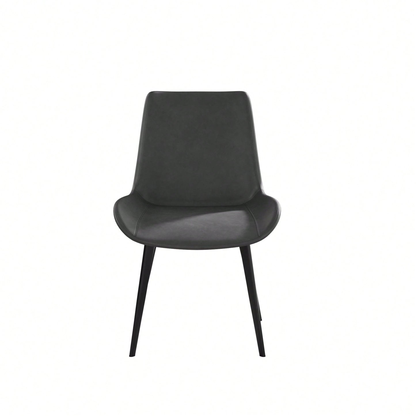 Modern Dining Chair Living Room Black Metal Leg Dining Chair-4pcs/Ctn