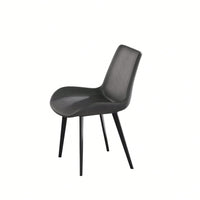 Modern Dining Chair Living Room Black Metal Leg Dining Chair-4pcs/Ctn