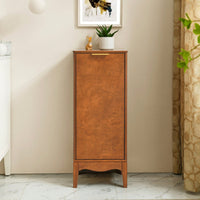 Modern Bathroom Floor Cabinet &Linen Cabinet With Adjustable Shelves