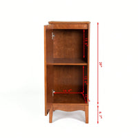 Modern Bathroom Floor Cabinet &Linen Cabinet With Adjustable Shelves