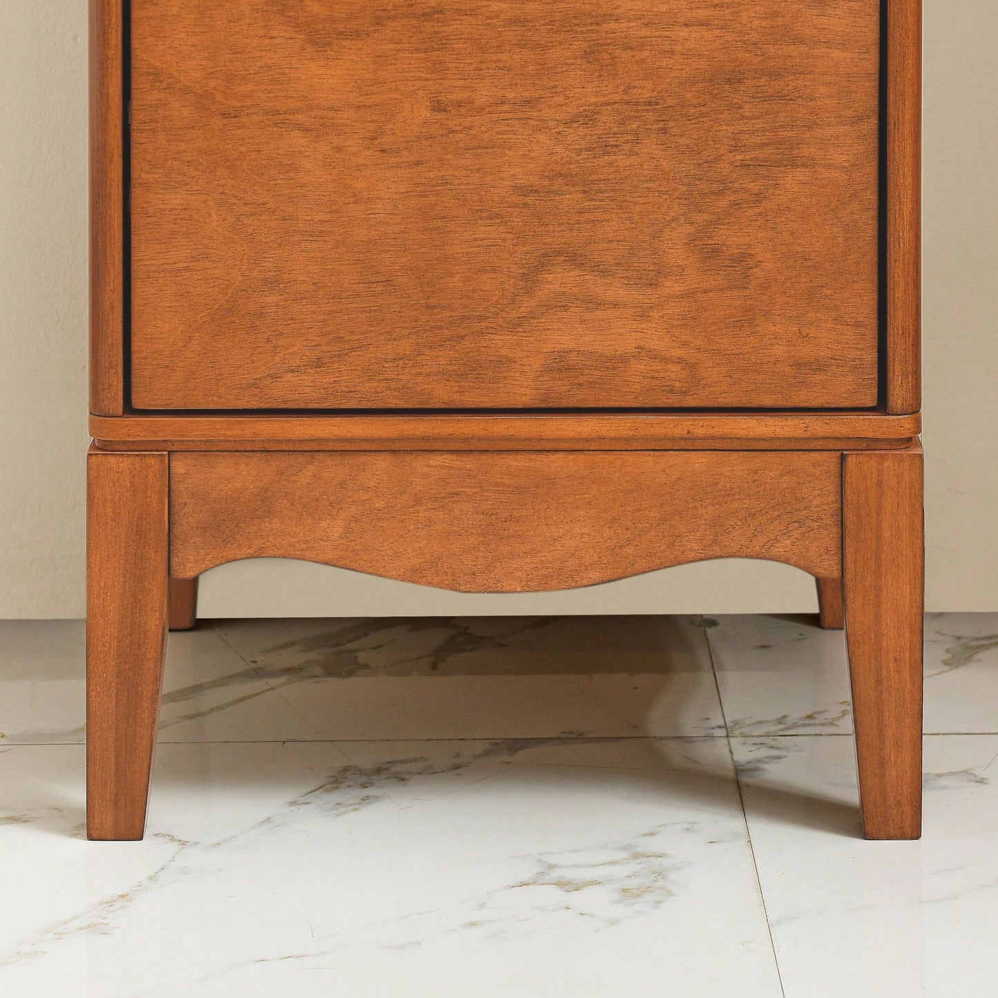 Modern Bathroom Floor Cabinet &Linen Cabinet With Adjustable Shelves