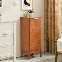 Modern Bathroom Floor Cabinet &Linen Cabinet With Adjustable Shelves