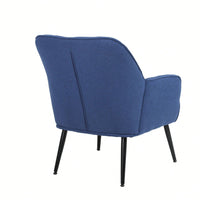 Modern Mid Century Chair Velvet Sherpa Armchair For Living Room Bedroom Office Easy Assemble