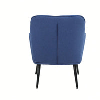 Modern Mid Century Chair Velvet Sherpa Armchair For Living Room Bedroom Office Easy Assemble