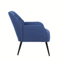 Modern Mid Century Chair Velvet Sherpa Armchair For Living Room Bedroom Office Easy Assemble