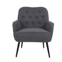 Modern Mid Century Chair Velvet Sherpa Armchair For Living Room Bedroom Office Easy Assemble