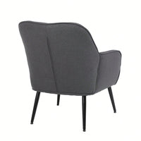 Modern Mid Century Chair Velvet Sherpa Armchair For Living Room Bedroom Office Easy Assemble