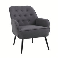 Modern Mid Century Chair Velvet Sherpa Armchair For Living Room Bedroom Office Easy Assemble