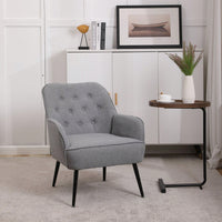 Modern Mid Century Chair Velvet Sherpa Armchair For Living Room Bedroom Office Easy Assemble