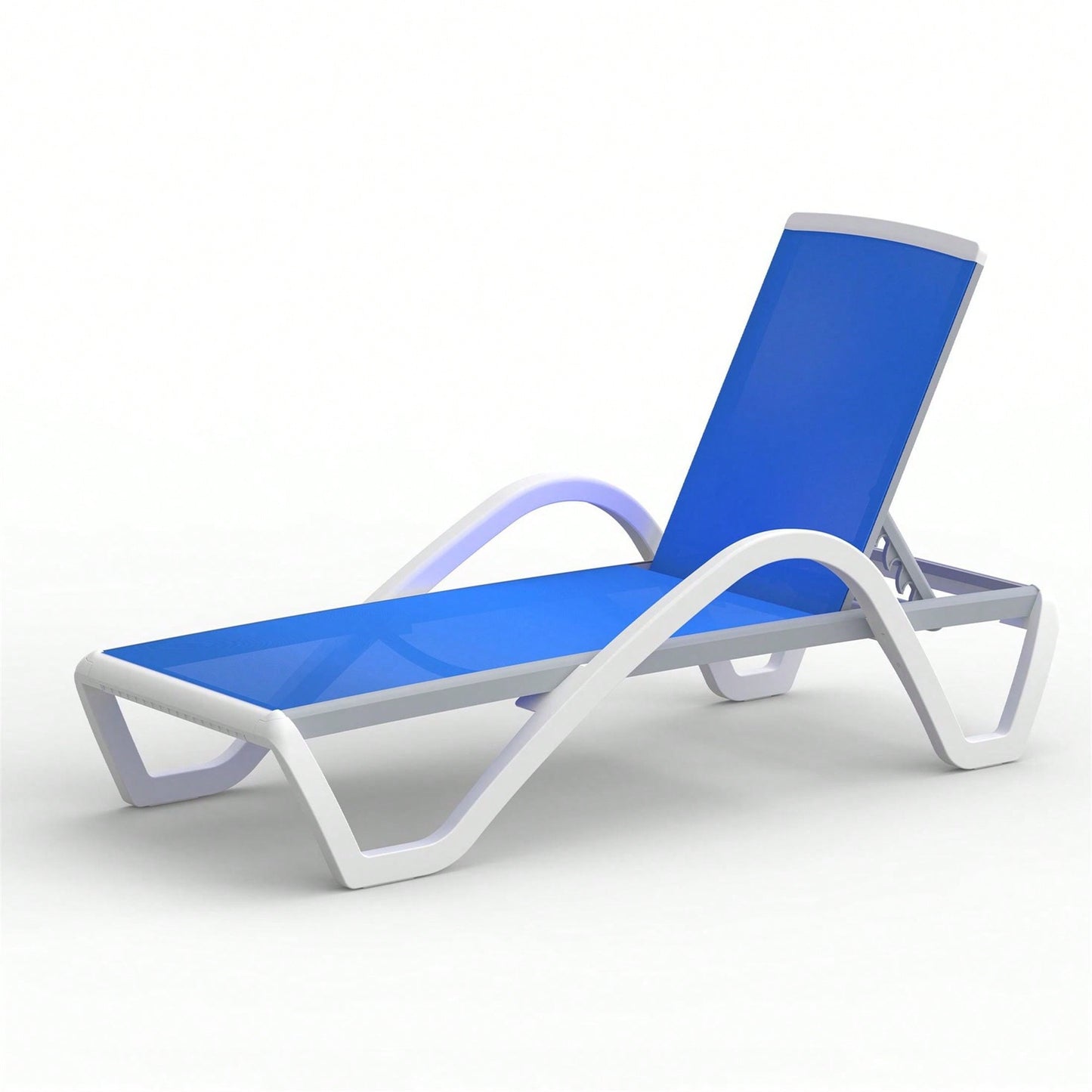 Adjustable Aluminum Pool Lounge Chairs With Arm All Weather Pool Chairs For Outside,In-Pool,Lawn