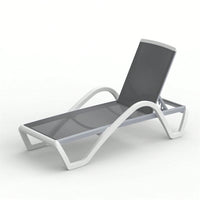 Adjustable Aluminum Pool Lounge Chairs With Arm All Weather Pool Chairs For Outside,In-Pool,Lawn