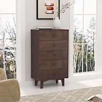 Seven-Drawer Sideboard, Real Wood Spray Paint, Retro Round Handle, Can Be Placed In The Living Room Bedroom Dining Room