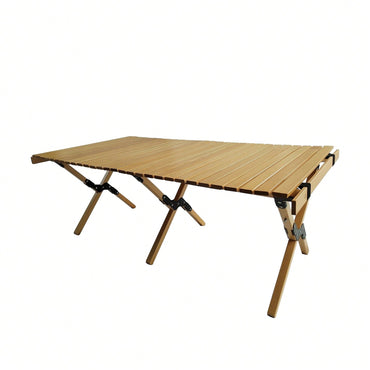 Multi-Function Wooden Foldable Portable Patio Dining Table,  Indoor And Outdoor Universal