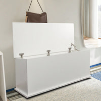 Storage Chest Trunk, Lift Top Wood Box For Entryway Bench Organizer Home Furniture