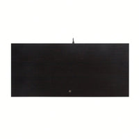 Two Door Glass Cabinet Glass Display Cabinet With 3 Shelves, Black