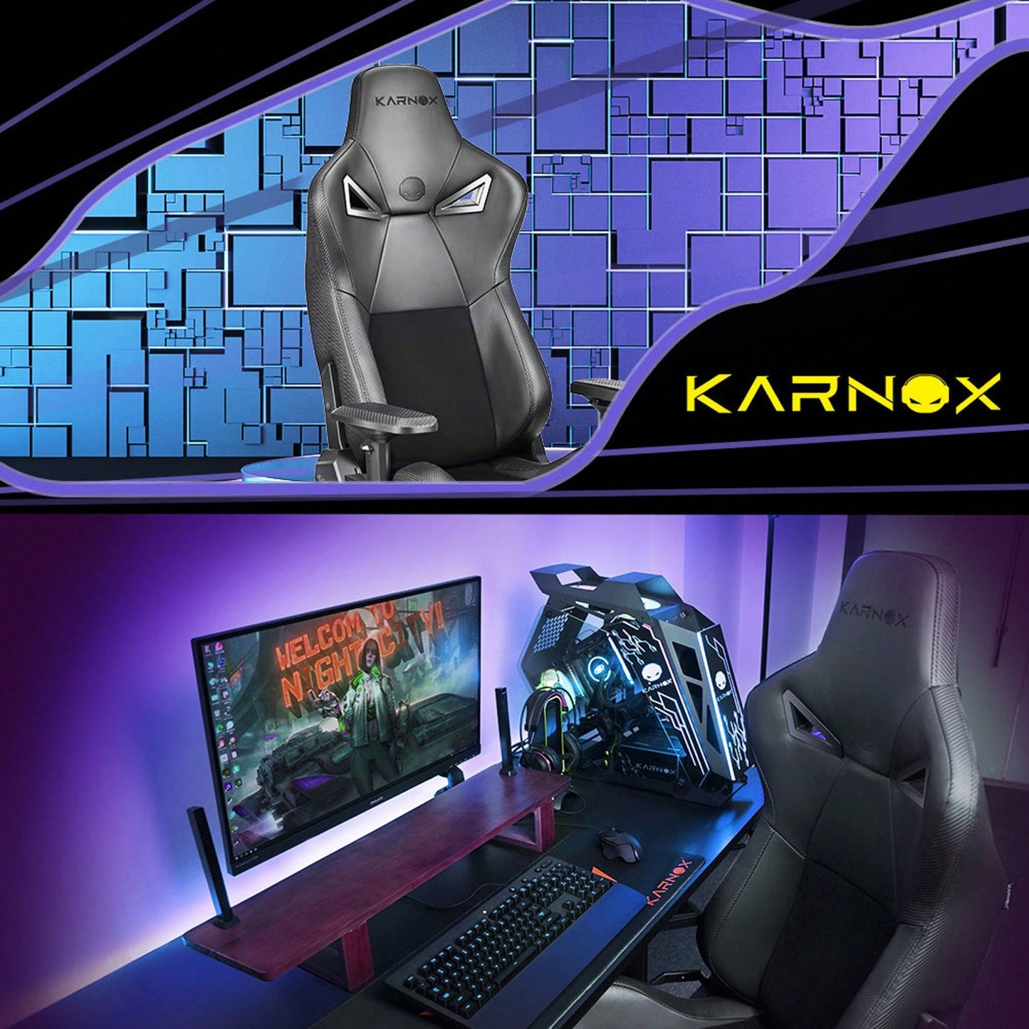 Ergonomic Adjustable Gaming Chair with Lumbar Support Tall Back Swivel Desk Chair with Headrest Armrests and Recline Suede Padded Seat