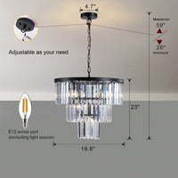 Luxury Crystal Chandelier Modern Chandeliers Lights Fixture Hanging Pendant Light Fixture For Dining Room Bedroom Living Room