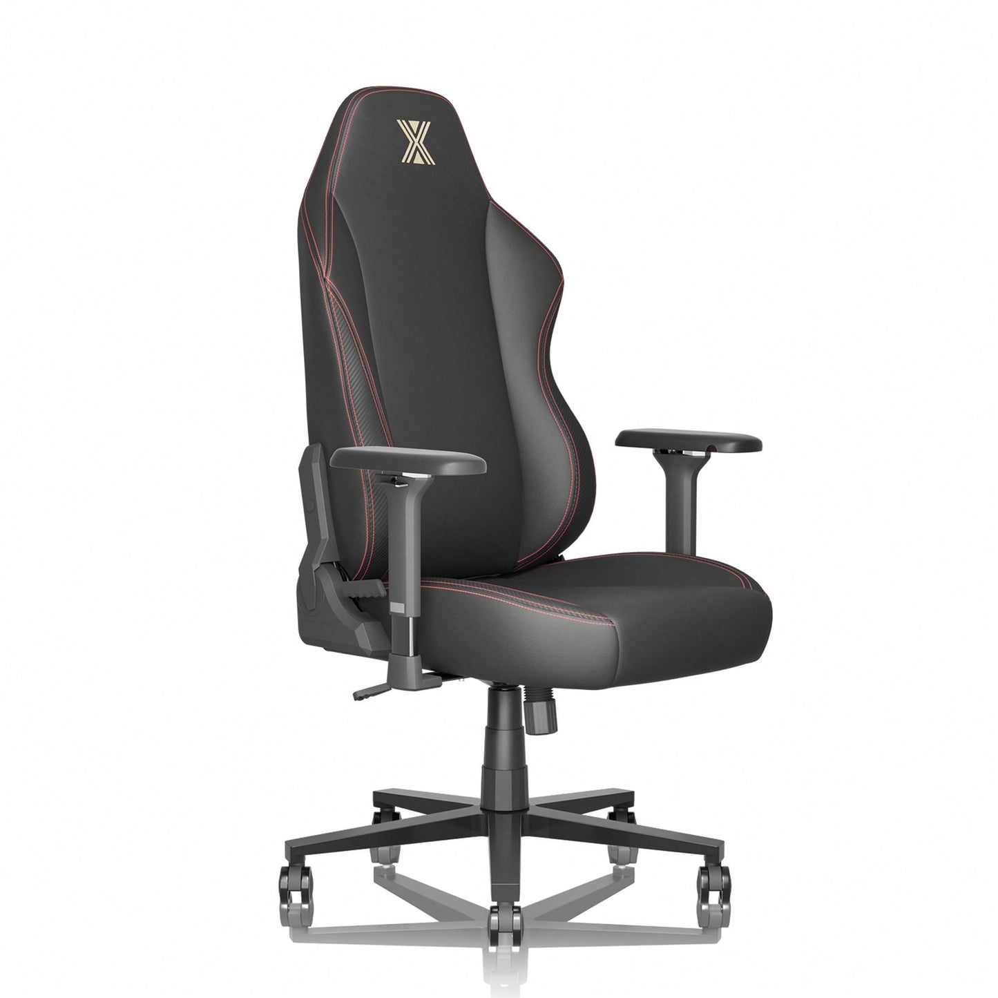 Ergonomic PC Gaming Chair with Lumbar Support and Adjustable Headrest for Office Use Flip Up Arms PU Leather High Back Executive Chair