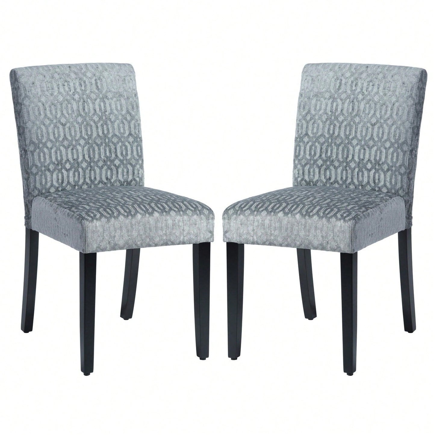 Upholstered Dining Chairs Set Of 2 Modern Dining Chairs With Solid Wood Legs