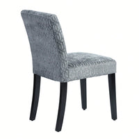 Upholstered Dining Chairs Set Of 2 Modern Dining Chairs With Solid Wood Legs