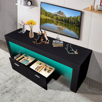 Modern TV Stand With Storage Entertainment Center With Drawer TV Cabinet For Up To 75 Inch For Gaming Living Room Bedroom