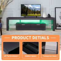 Modern TV Stand With Storage Entertainment Center With Drawer TV Cabinet For Up To 75 Inch For Gaming Living Room Bedroom