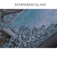 Shelves Glass Cabinet Glass Display Cabinet With One Door, Black