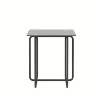 Modern Tempered Glass Coffee Table End Table Side Table For Living Room,Bedroom