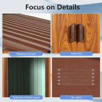 6 Ft. W X 6 Ft. D Metal Storage Shed