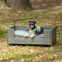 Pet Bed, Pet Enclosures, Pet Outdoor Furniture, Pet Patio Furniture, Seasonal PE Wicker Pet Furniture, Dog Bed With Cushion