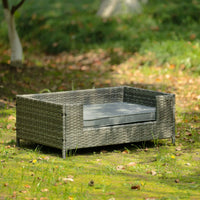 Pet Bed, Pet Enclosures, Pet Outdoor Furniture, Pet Patio Furniture, Seasonal PE Wicker Pet Furniture, Dog Bed With Cushion