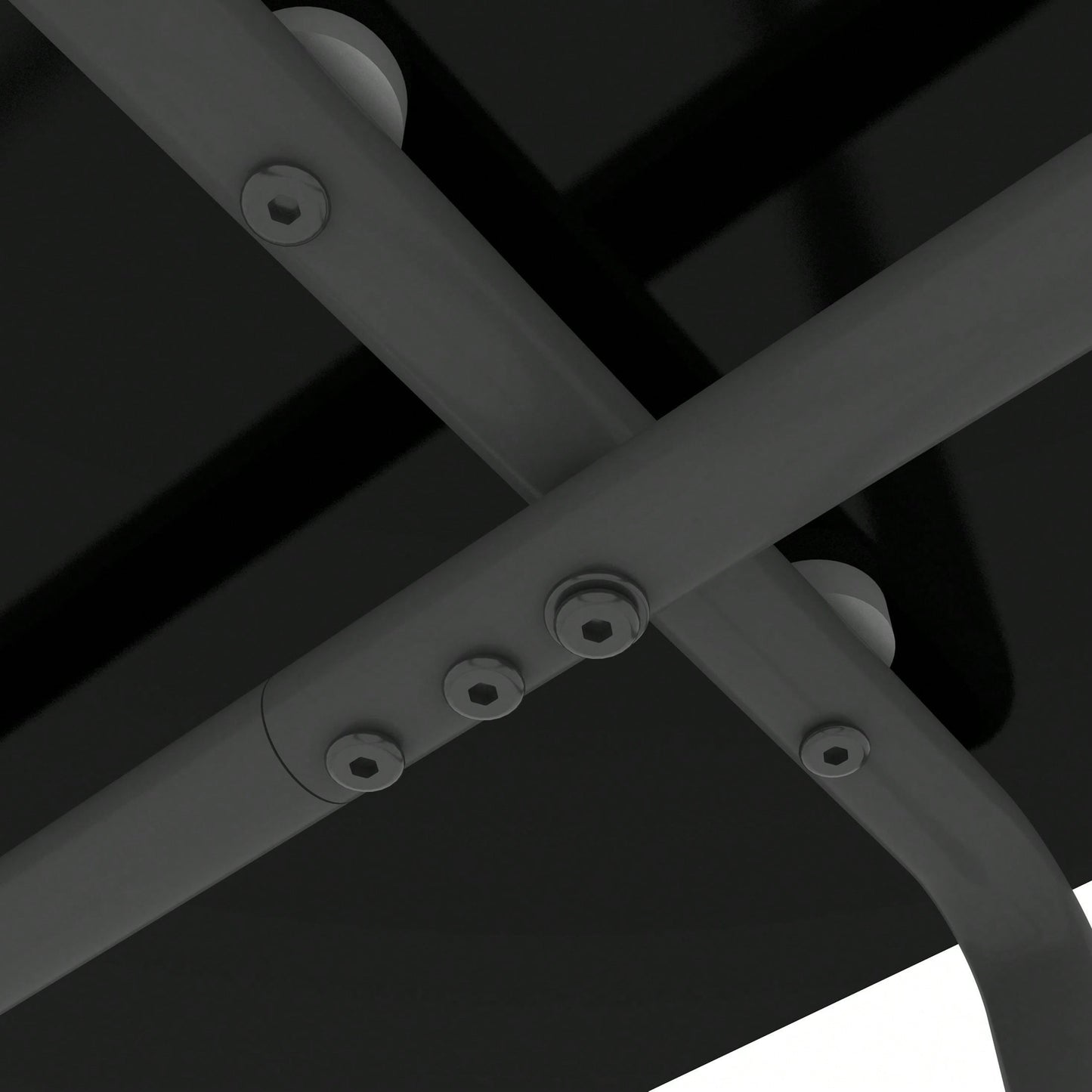 Single Layer Tempered Glass Rectangular Porch Table  Leg Double Tempered Glass Tea Table