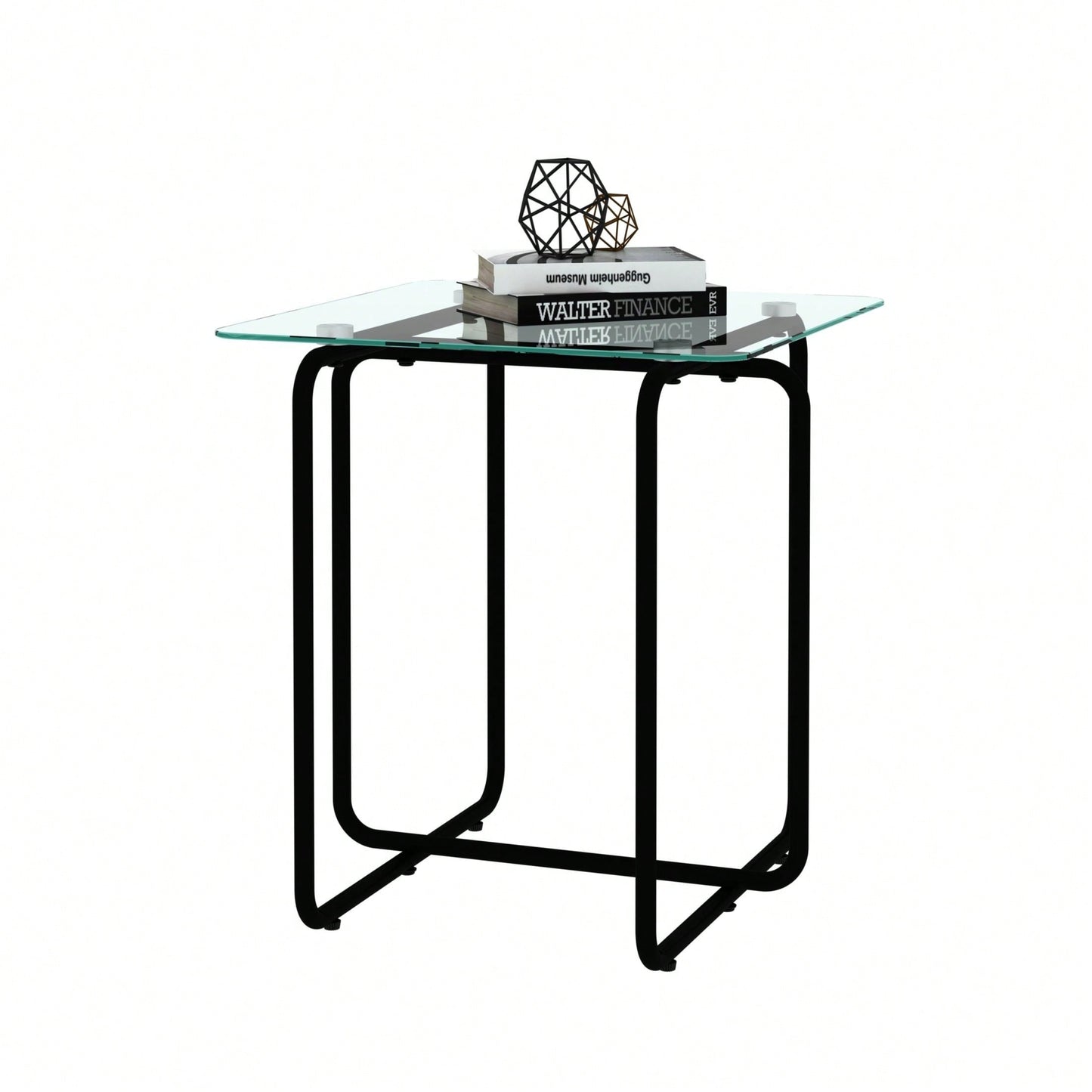 Modern Tempered Glass Coffee Table End Table Side Table For Living Room,Bedroom