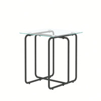 Modern Tempered Glass Coffee Table End Table Side Table For Living Room,Bedroom