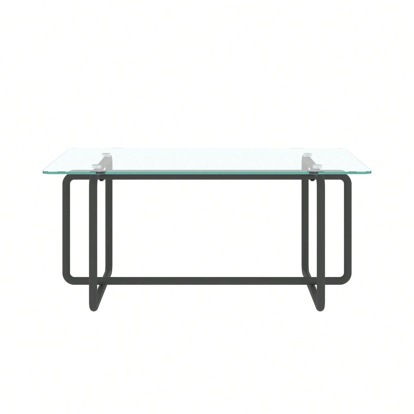 Modern Tempered Glass Tea Table Coffee Table, Table For Living Room