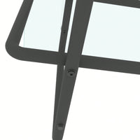 Modern Tempered Glass Tea Table Coffee Table, Table For Living Room