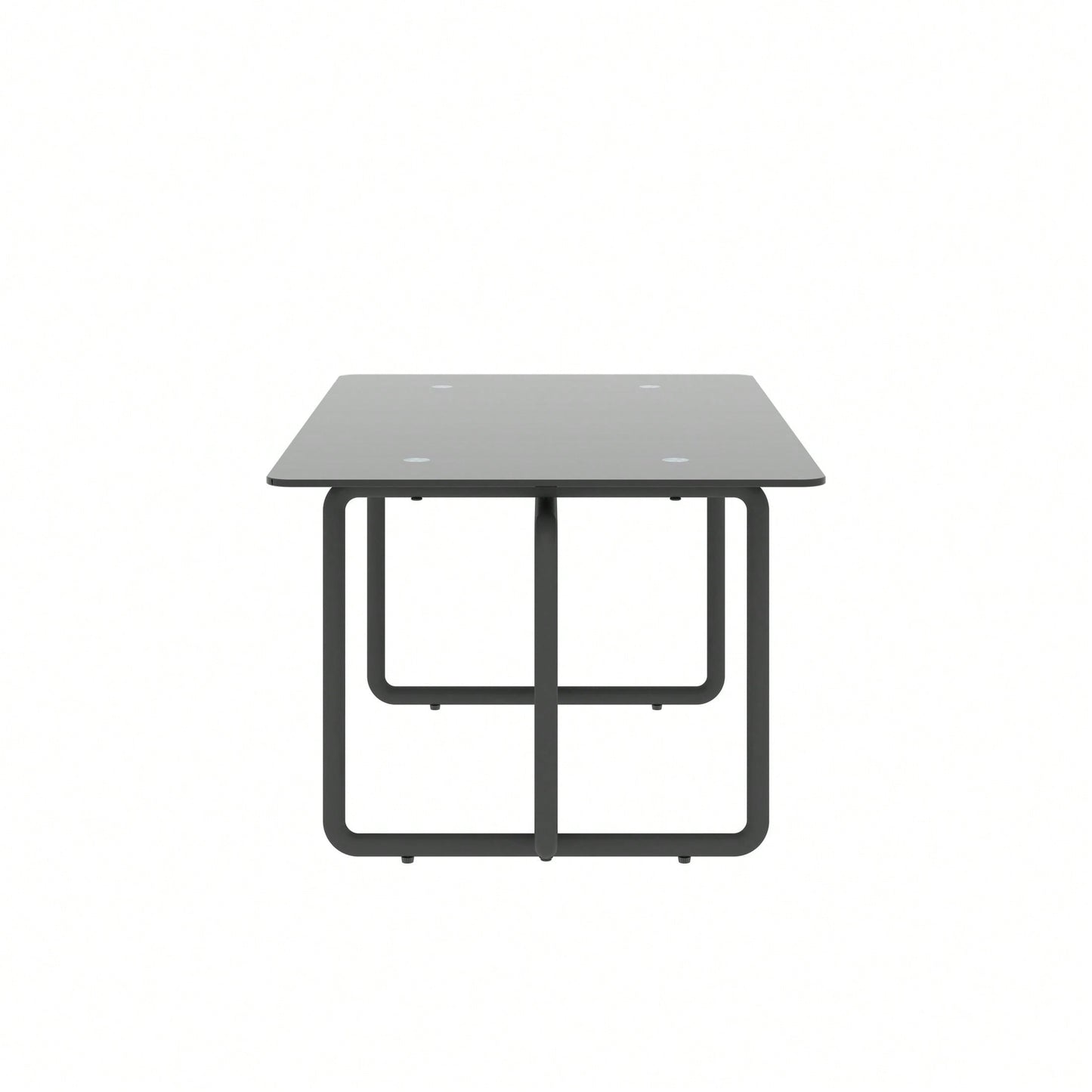 Modern Tempered Glass Tea Table Coffee Table, Table For Living Room