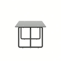 Modern Tempered Glass Tea Table Coffee Table, Table For Living Room