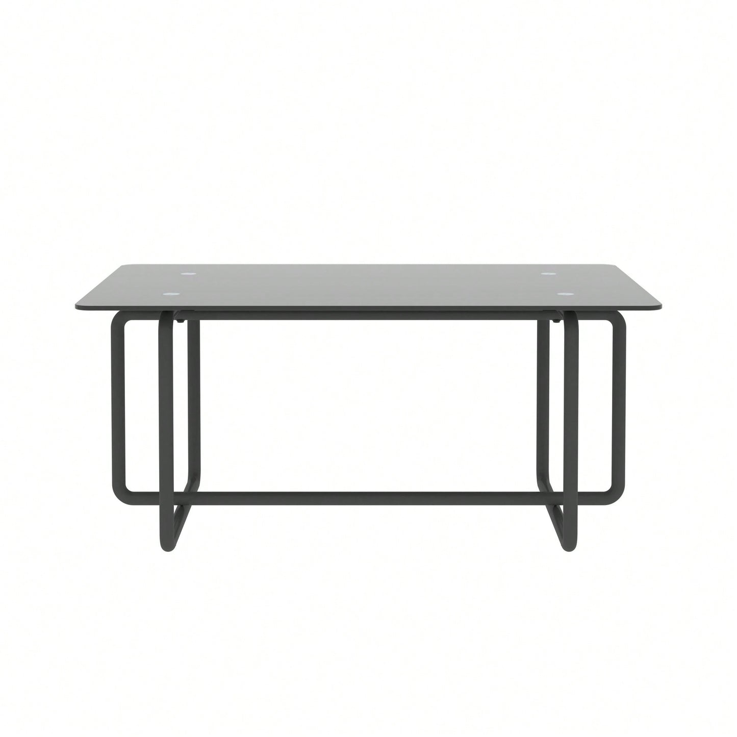 Modern Tempered Glass Tea Table Coffee Table, Table For Living Room