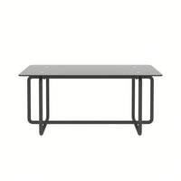 Modern Tempered Glass Tea Table Coffee Table, Table For Living Room