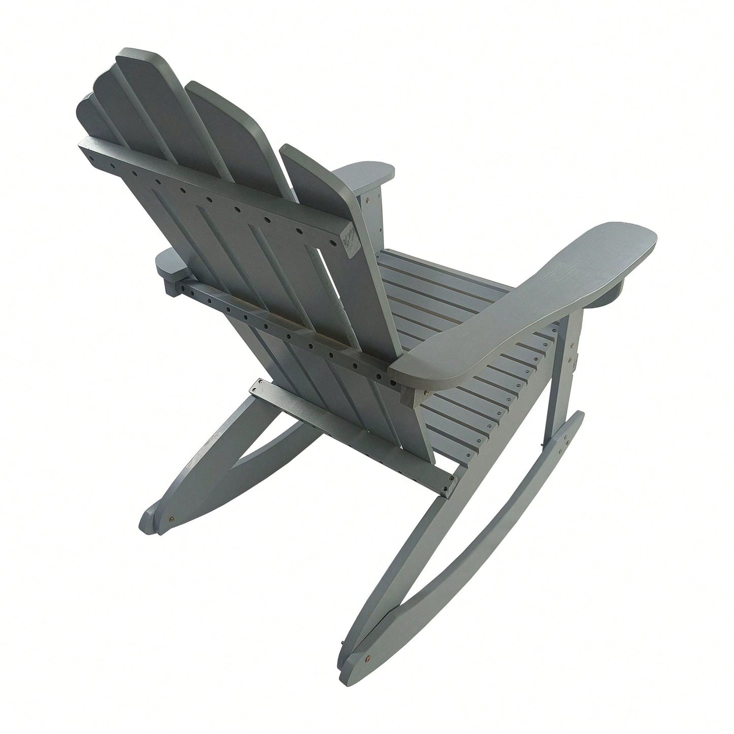 Wooden Outdoor Rocking Adirondack Chair