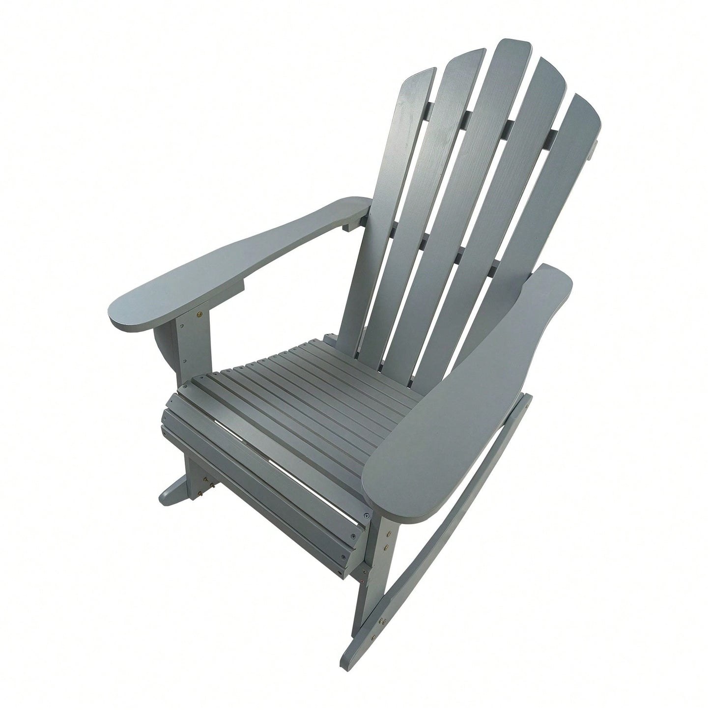 Wooden Outdoor Rocking Adirondack Chair