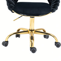 Modern Adjustable Swivel Desk Chair for Home Office and Vanity Use Small Space Friendly