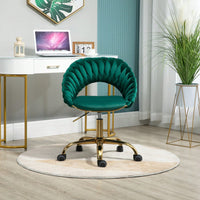 Modern Adjustable Swivel Desk Chair for Home Office and Vanity Use Small Space Friendly