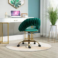 Modern Adjustable Swivel Desk Chair for Home Office and Vanity Use Small Space Friendly