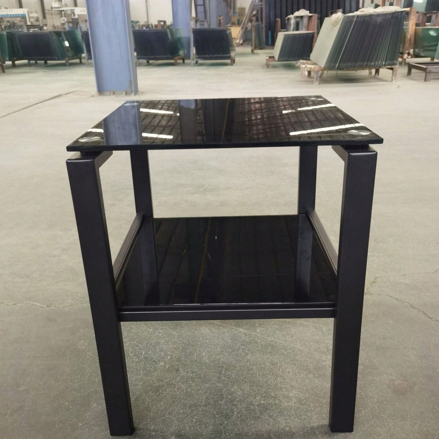 2-Tier Space End Table , Corner Table